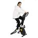 GoDecor Indoor Cycling Bike Folding Magnetic Upright Stationary Exercise Bike