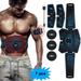 eAnjoy EMS Pads ABS Stimulator Muscle Toner Abdominal Toning Belt Muscle Trainer Portable Fitness Trainer for Abdomen Arm and Leg with 6 Modes 8 Levels USB Charging