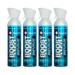 Boost Oxygen Natural Portable 10 Liter Pure Oxygen Canister Peppermint (4 Pack)