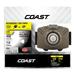 COAST FL60R Rechargeable Dual Power 450 Lumen Wide Angle Flood Beam Focusing LED Headlamp 3.3 oz