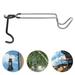 Anself Stainless Steel Camping Light Hook Portable Outdoor Camping Equipment Tent Lamp Hanger for Camping Travelling Adventure