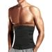 VASLANDA Men Sauna Waist Trimmer Sport Workout Fitness AB Belt with Adjustable Double Straps Waist Trainer Neoprene Body Shaper