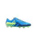 [EW9279F] Mens Peak FG Blue Fluorescent Green Firm Ground Soccer Cleats - 9