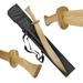 Wooden Chinese Broad Sword 32.5 Martial Arts Training Kung Fu Tai chi Cosplay Sword (Sword with Case)