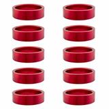 Origin8 Alloy Headset Spacers 1-1/8in x 10mm Spacer Red
