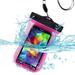 Premium Waterproof Sports Swimming Armband Case Bag Pouch for HTC 10 One M10 10 Lifestyle One S9 One M9 Prime Camera Edition Desire 530 630 (w/ Lanyard) (Hot Pink) + MND Mini Stylus