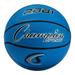 Champion Sports Rubber Basketball - Official Size- Blue