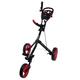 MacGregor Golf VIP 3 Wheel Golf Cart - Black/Red