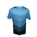 Icon Sports Men Manchester City Licensed Soccer Poly Shirt Jersey - Custom Name and Number - -02 Large