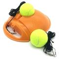 1 x Professional Tennis Trainer Training Primary Tool Exercise Tennis Ball Self-study Rebound Ball Tennis Trainer Baseboard Ball ORANGE-2BALLS ORANGE-2BALLS ORANGE-2BALLS
