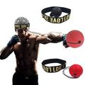 Pretty Comy Boxing Reflex Speed Punch Ball Boxer Raising Reaction Training Set Stress Boxing Muay Thai Exercise Fight Ball