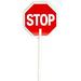 Mutual Industries STOP / SLOW Temporary Traffic Control Sign Paddle 24 x 24 Plastic (14655-1-36)