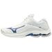 Mizuno Wave Lightning Z6 Men s Volleyball Shoe Size 8.5 White-Navy (0051)