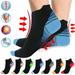 1 2 3 6 Pairs Low Cut Compression Running Socks Sport Compression Ankle Socks-Athletic Fit