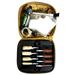 Clenzoil 2076 Multi-Caliber Tan Oil Lube Pistol Gun Cleaning Kit + Case