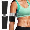 Lilvigor Arm Trimmer Bands Upper Slimming Compression Sweat Shaper Wraps for Flabby Arms Elastic Sport Workout Exercise Armbands for Women 2 Packs