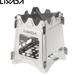 Lixada Portable Folding Wood Stove Backpacking Steel Lightweight Wood Burning Camp Stove for Outdoor Camping
