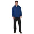 SJK Hydrotek Mens MD/LG Estate Blue Rain Suit with Black Pants