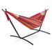 YouYeap Double Hammock with Carrying Bag Steel Stand