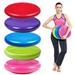 NUZYZ 33cm Yoga Gym Inflatable Stability Wobble Balance Massage Pad Mat Disc Cushion Yellow