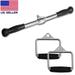 Fitness Maniac Tricep Bar D-Handle Pull Down Press Cable Attachment Home Gym Exercise Equipment