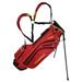 Prosimmon Golf DRK 7 Lightweight Golf Stand Bag with Dual Straps Crimson/Gold