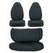 For 1997 1998 1999 2000 2001 2002 Jeep Wrangler TJ 4WD Black Cloth Seat Covers