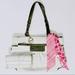 Coach Bags | 2 For $80 Coach F14673 Ivory Shoulder Bag | Color: Pink/White | Size: Os