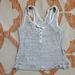 Free People Tops | Free People We The Free Racerback Tank | Color: Gray/White | Size: S