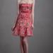 Anthropologie Dresses | Anthropologie Hitherto Out Of Doors Silk Floral | Color: Pink/Red | Size: 4