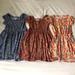 Lularoe Dresses | Lularoe Dotdotsmile Dress Bundle - Classic & Mae | Color: Blue/Orange | Size: 2tg