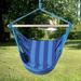 Sol 72 Outdoor™ Bohrer Outdoor Chair Hammock (Stand not Included) Cotton in Blue | 47 H x 40 W x 20 D in | Wayfair F6A52B06756249399522515FED54009B