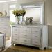 Rosdorf Park Crampton 9 Drawer Dresser w/ Mirror Wood in Gray | 39 H x 66 W x 17.5 D in | Wayfair 59EA30160AEC4ED2AC331BC1F3F8C033