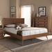 George Oliver Enar Low Profile Platform Bed Wood in Gray | 58.3 H x 57 W x 78 D in | Wayfair 36D27686073249B8AD0ACCF4776620CA