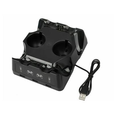 4 In 1 Controller Charger Replacement For Ps4 Move Vr Controller Charging Dock Station Stand Black From Cusimax Earth Shop