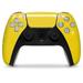 WraptorSkinz Skin Wrap compatible with the Sony PS5 DualSense Controller Solids Collection Yellow (CONTROLLER NOT INCLUDED)