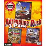 3 Classic Adrenaline PC Games: Tony Hawk Pro Skater 2 + Mat Hoffman s Pro BMX + Skate Board Park Tycoon