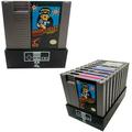 Black NES Game Organizer Dust Cover Cartridge Holder Nintendo Entertainment System
