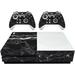 VWAQ Xbox One S Black Cover XB1 Slim Marble Skins for Console VWAQ-XSGC6 [video game]