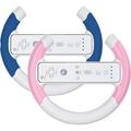 Dreamgear Wii Turbo Wheel Twin Pack Blue/Pink