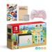 Nintendo Switch Animal Crossing Special Version Console Set Bundle With Super Mario Party And Mytrix Wireless Pro Controller and Accessories