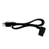 Kentek 3 Feet Right 90 Degree AC Power Supply Cord Cable Plug for Microsoft Xbox One 1 Brick Charger Adapter