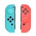 Nintendo Switch Gel Guards TJS Joy-Con Gel Guards with Thumb Grip Caps Protective Skin Anti-Slip Lightweight Comfort for Nintendo Switch - Blue(left) & Red (right)