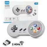 2.4 GHz Wireless Controller for SNES Classic Edition&NES Classic Edition LUXMO Wireless SNES USB Classic Controller Gamepad for Windows Laptop PC Mac Raspberry PI Systemï¼ˆ2 Packï¼‰