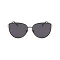 Lacoste Women's L230S Sunglasses, Matte Black, 59/16/140