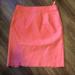 J. Crew Skirts | J. Crew Coral Pink/Red Pencil (Ish) Style Skirt 10 | Color: Pink/Red | Size: 10