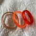 J. Crew Jewelry | J. Crew Totally Tubular Retro Bracelets | Color: Orange/Pink | Size: Os