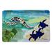 Betsydrake DM1191 18 x 26 in. Sea Turtle & Babies Door Mat - Small