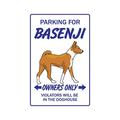 BASENJI Aluminum Sign dog pet parking Aluminum Signs hound pet groomer vet | Indoor/Outdoor | 14 Tall