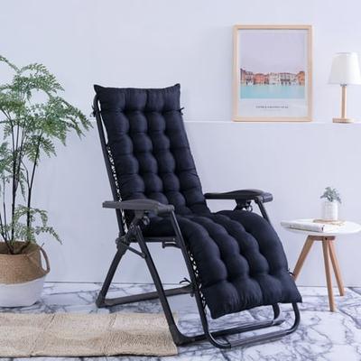 49" Chair Lounger Cushion Pad Lounge Rocking Recliner Chair Sofa Mat Outdoor 